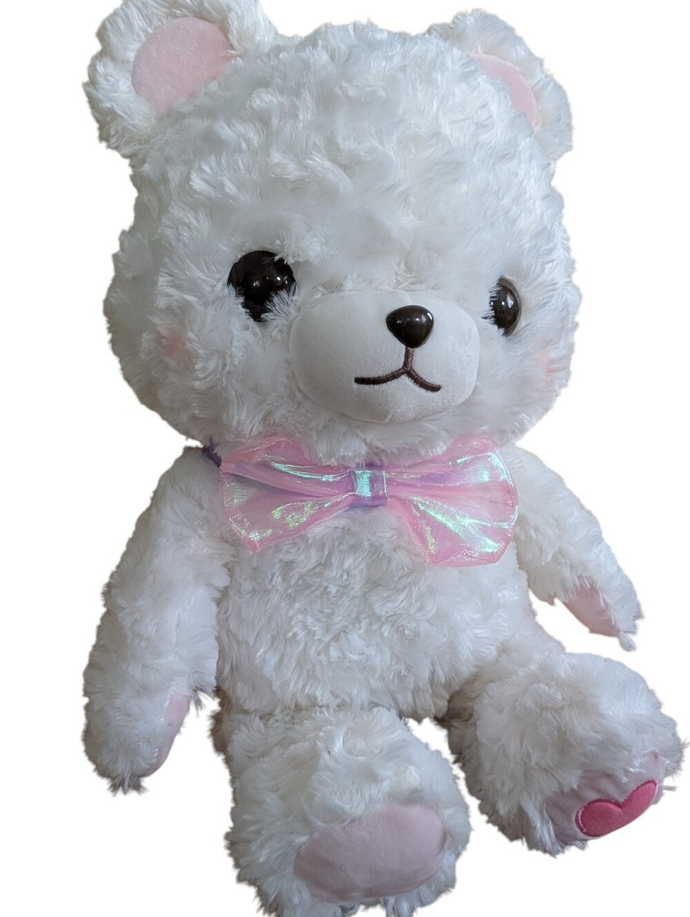 Amuse Amufun Fortune Bear Teddy Japan Plush White